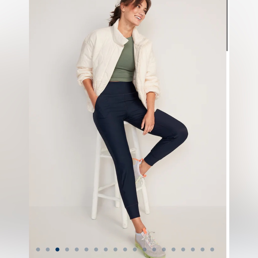 High Waisted Power Soft 7/8 Jogger Leggings